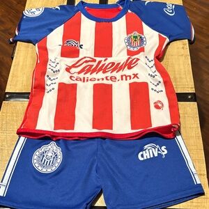 Civas Kids Soccer Jersey Set - Red and Blue